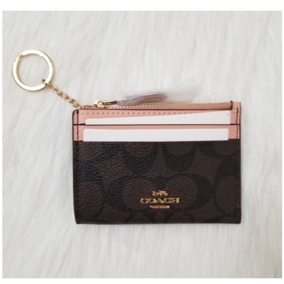 Coach Accessories - NWT-Coach Mini Skinny ID case in Signature canvas